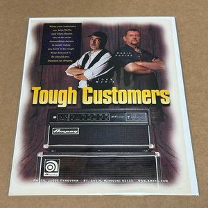 AMPEG AMPS - Chris Squire & John McVie - 1998 Print Advertisement
